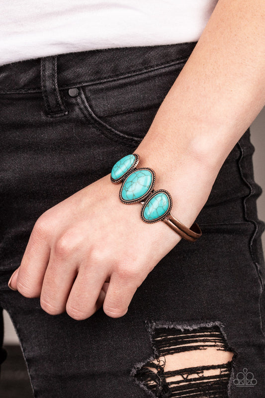 Stone Shrine - Copper Paparazzi Accessories Bracelet $5 Jewelry with Janet Morgan Bracelets