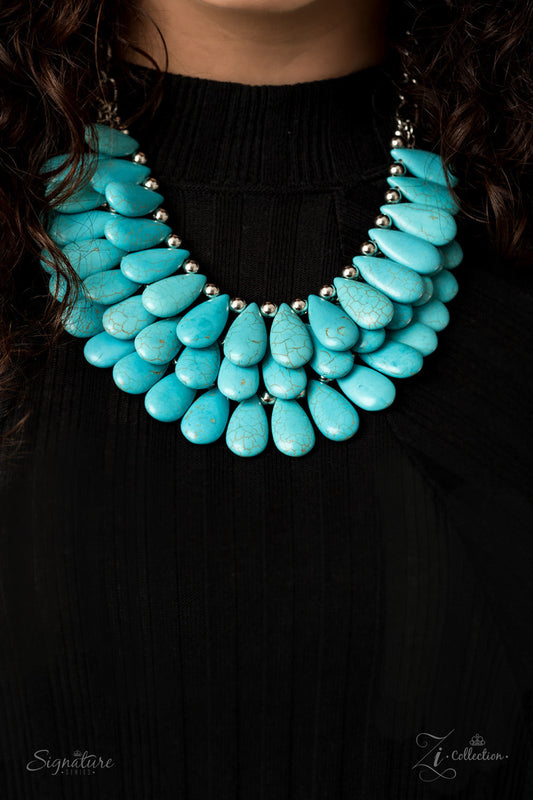 The Amy Zi Collection Paparazzi Accessories Necklace (2020) $5 Jewelry with Janet Morgan Necklace