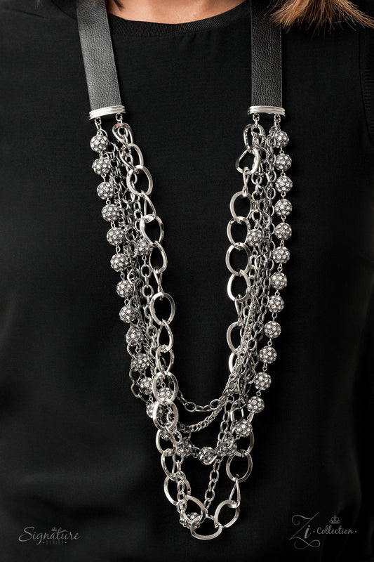 The Arlingto Zi Collection Paparazzi Accessories Necklace (2020) $5 Jewelry with Janet Morgan Necklace