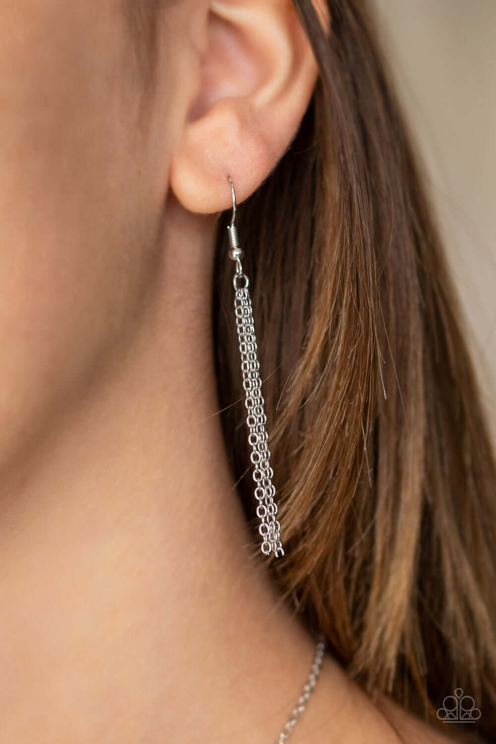 America The Beautiful - Paparazzi Accessories Silver Necklace $5 Jewelry with Janet Morgan Necklace