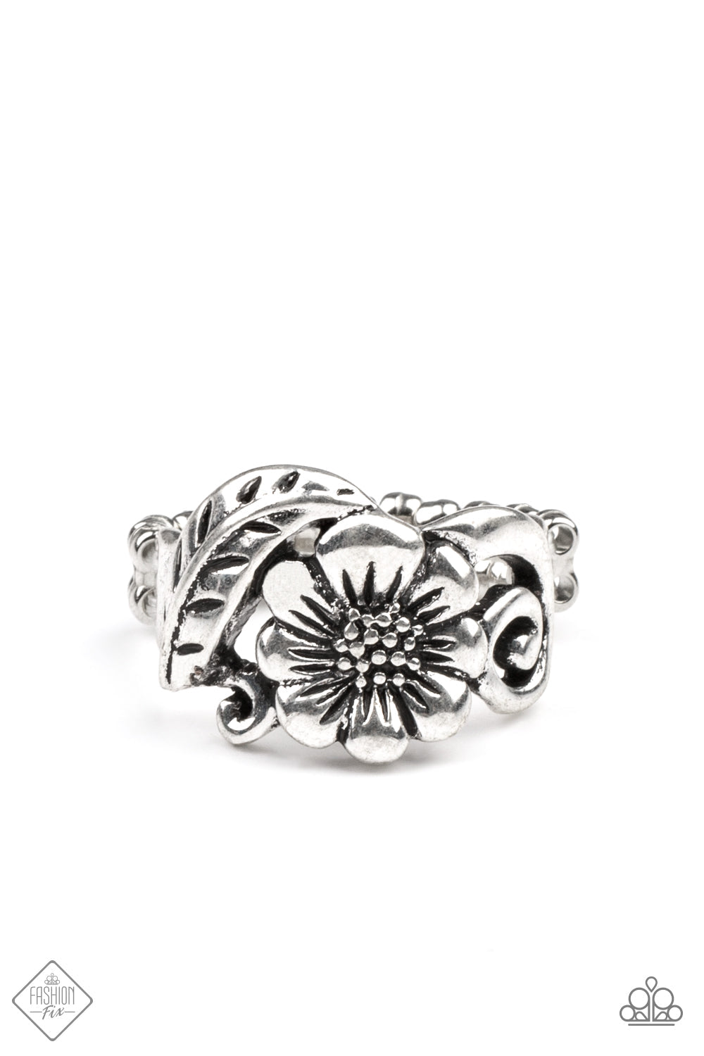 Oceanside Orchard Silver Paparazzi Ring $5 Jewelry with Janet Morgan rings