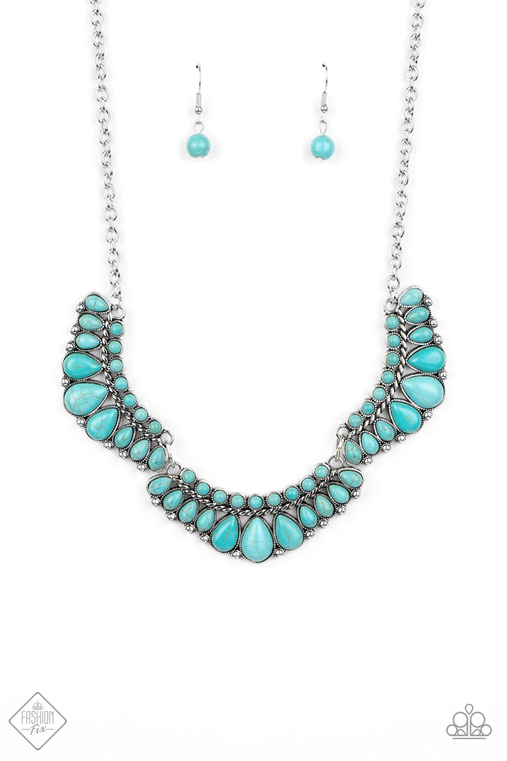 Naturally Native - Blue Paparzzi Accessories Necklace $5 Jewelry with Janet Morgan Necklaces