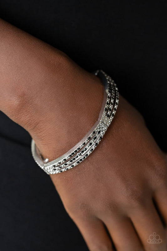 Suburban Scene - Black Paparazzi Accessories Bracelet $5 Jewelry with Janet Morgan Bracelets