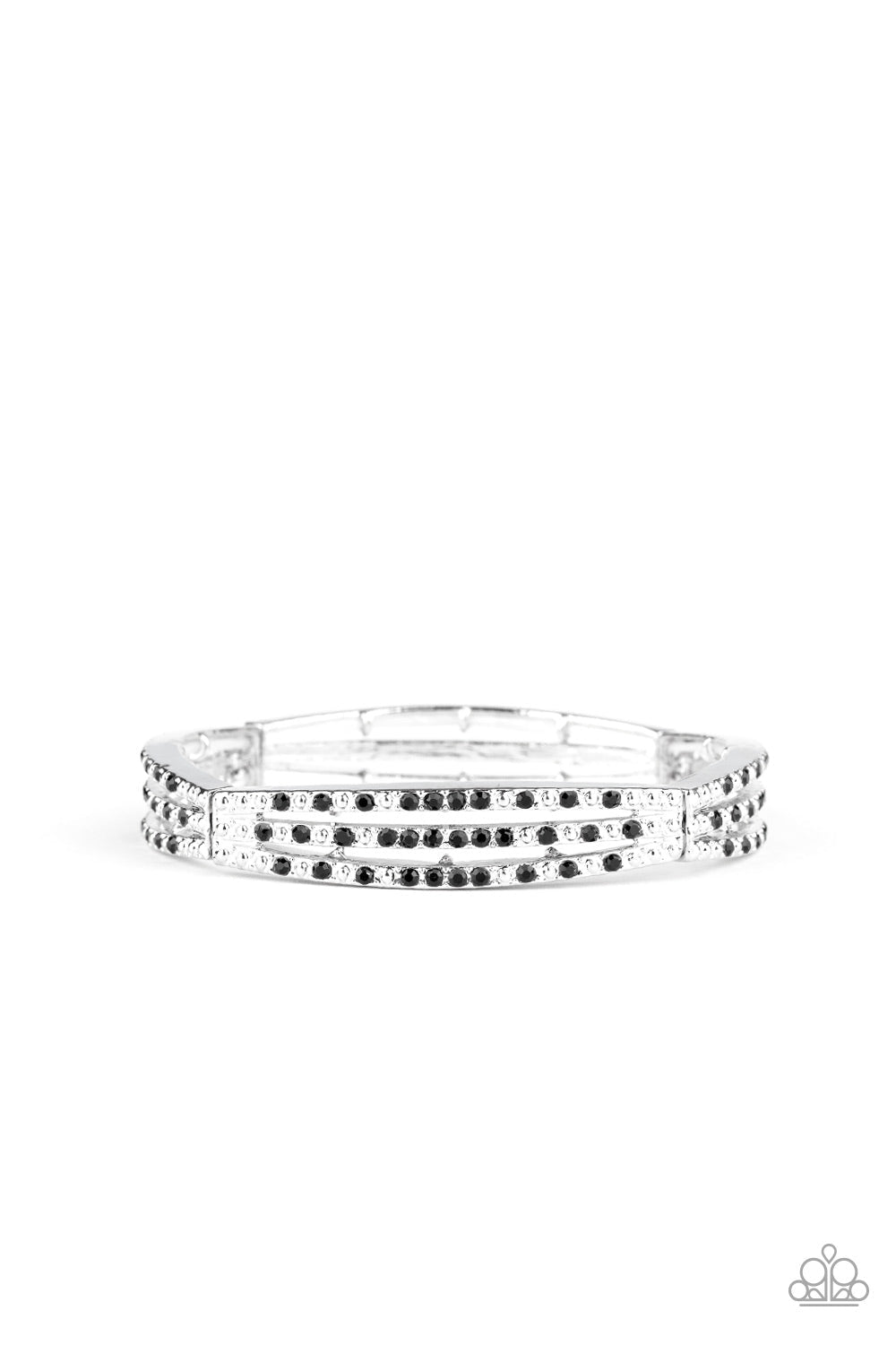 Suburban Scene - Black Paparazzi Accessories Bracelet $5 Jewelry with Janet Morgan Bracelets