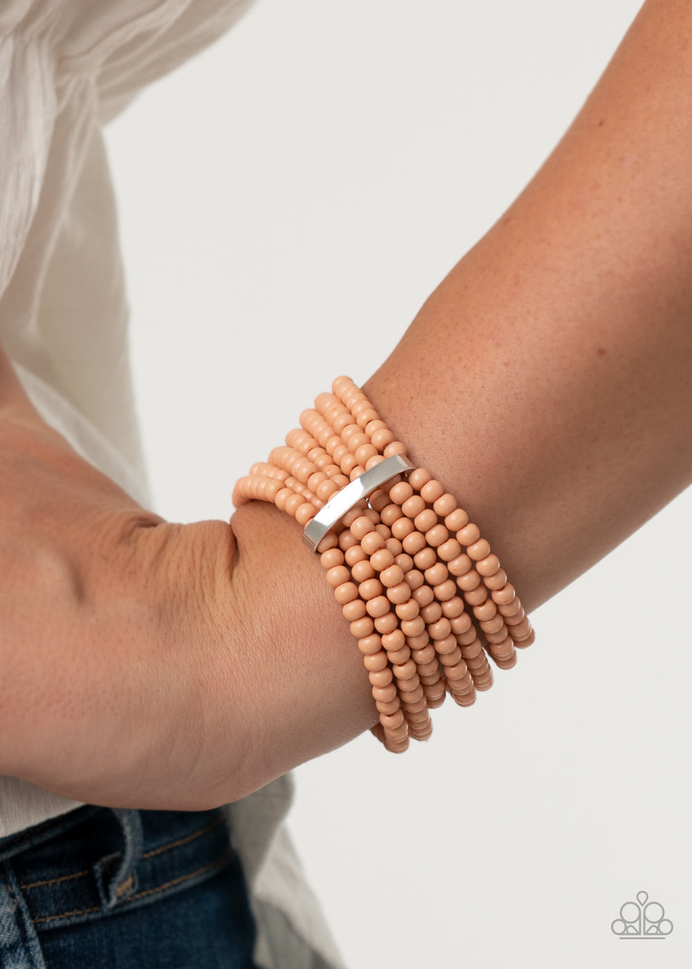 Thank Me LAYER - Orange Paparazzi Accessories Bracelet $5 Jewelry with Janet Morgan Bracelets