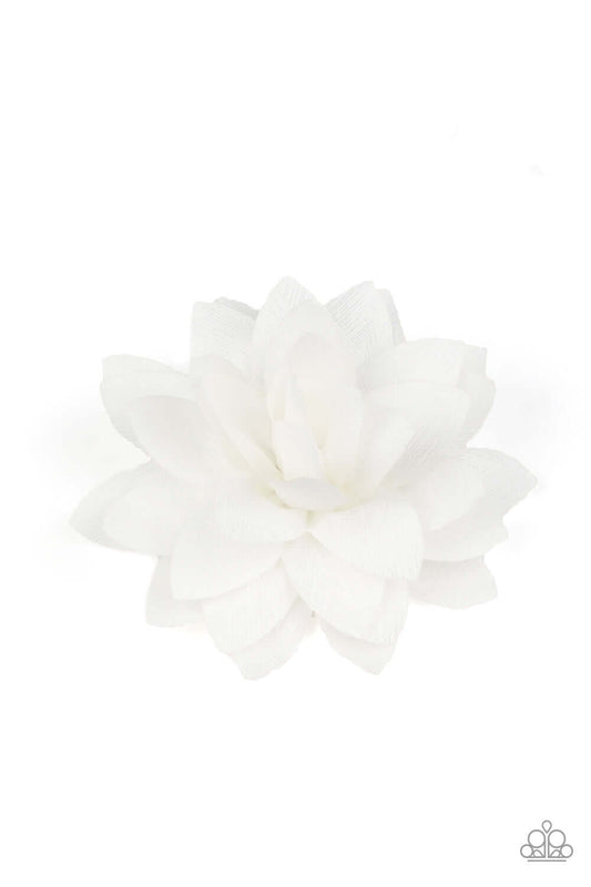 Summer Is In The Air - White $5 Jewelry with Janet Morgan Hair Accessories