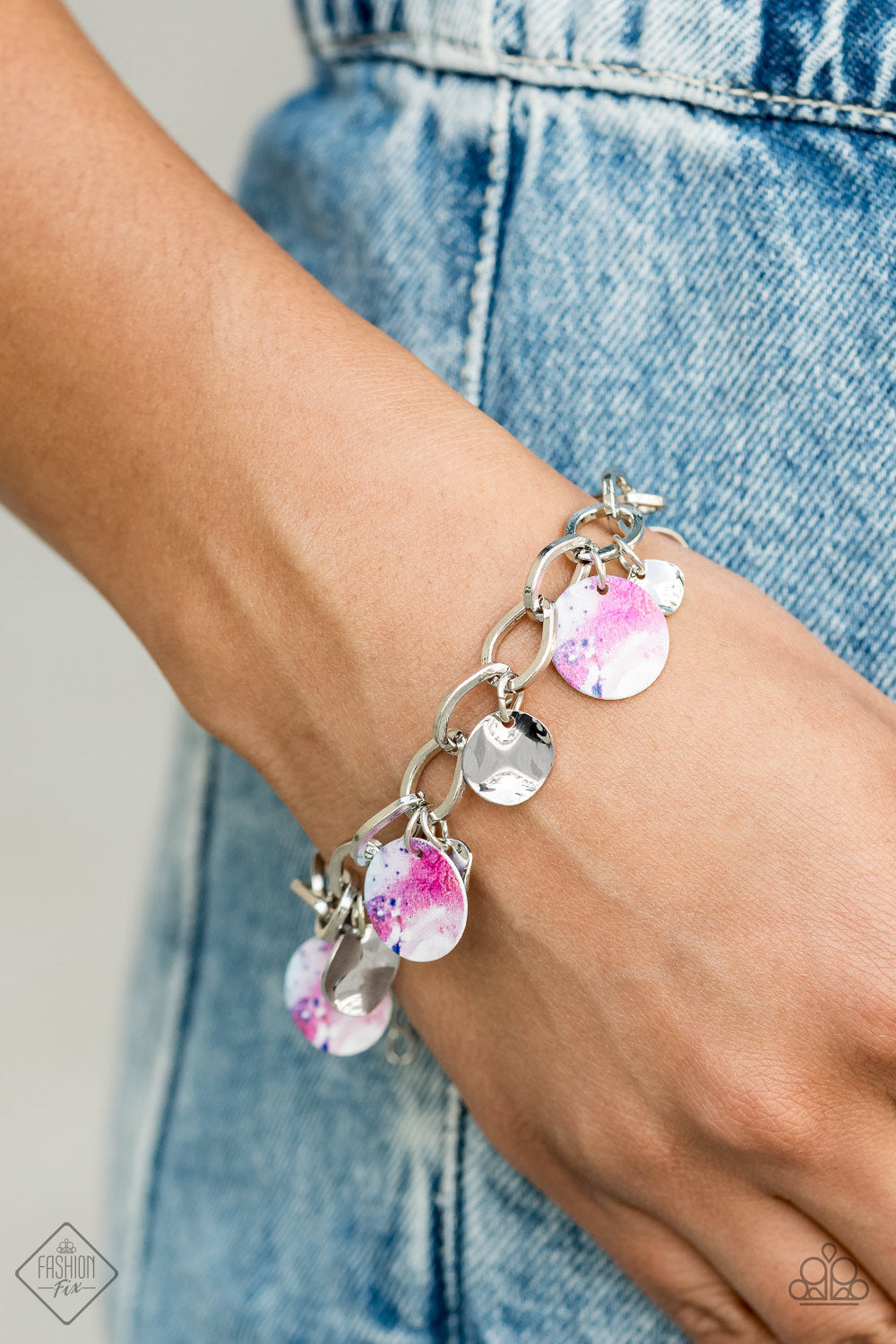 Teasingly Tie Dye - Multi Paparazzi Accessories Bracelet $5 Jewelry with Janet Morgan Bracelets