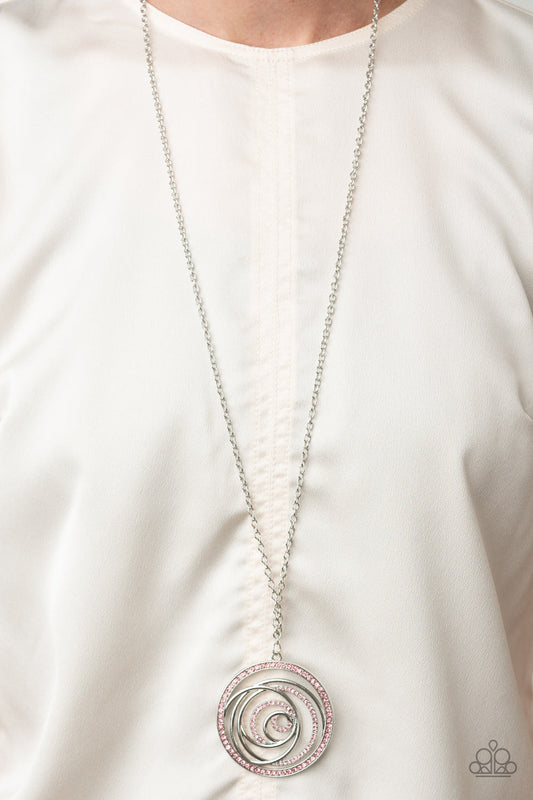 Subliminal Sparkle - Paparazzi Accessories Pink Necklace $5 Jewelry with Janet Morgan Necklace