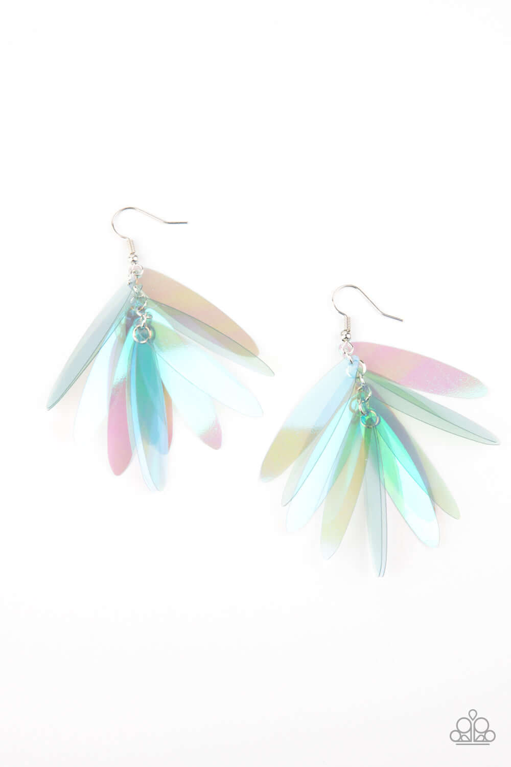 Holographic Glamour - Multi Paparazzi Accessories Earring $5 Jewelry with Janet Morgan Earrings