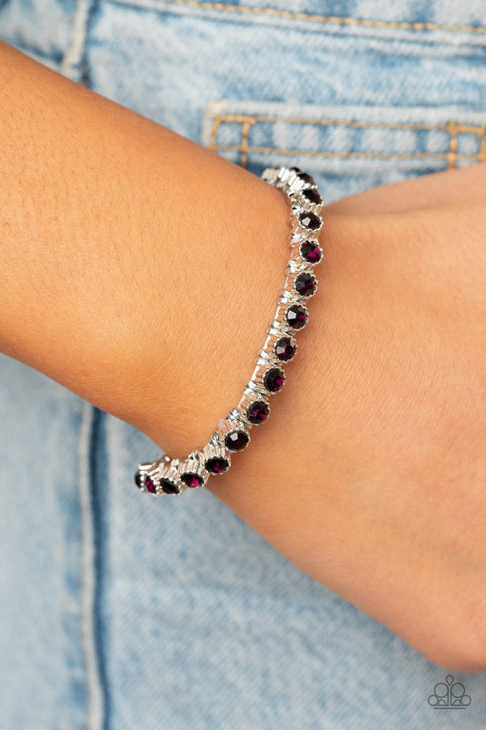 Starry Social - Purple Paparazzi Accessories Bracelet $5 Jewelry with Janet Morgan Bracelets