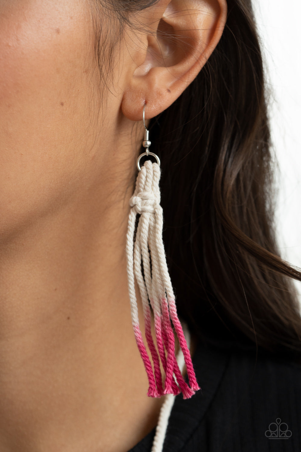 Surfin The Net - Pink Paparazzi Accessories Necklace $5 Jewelry with Janet Morgan Necklaces