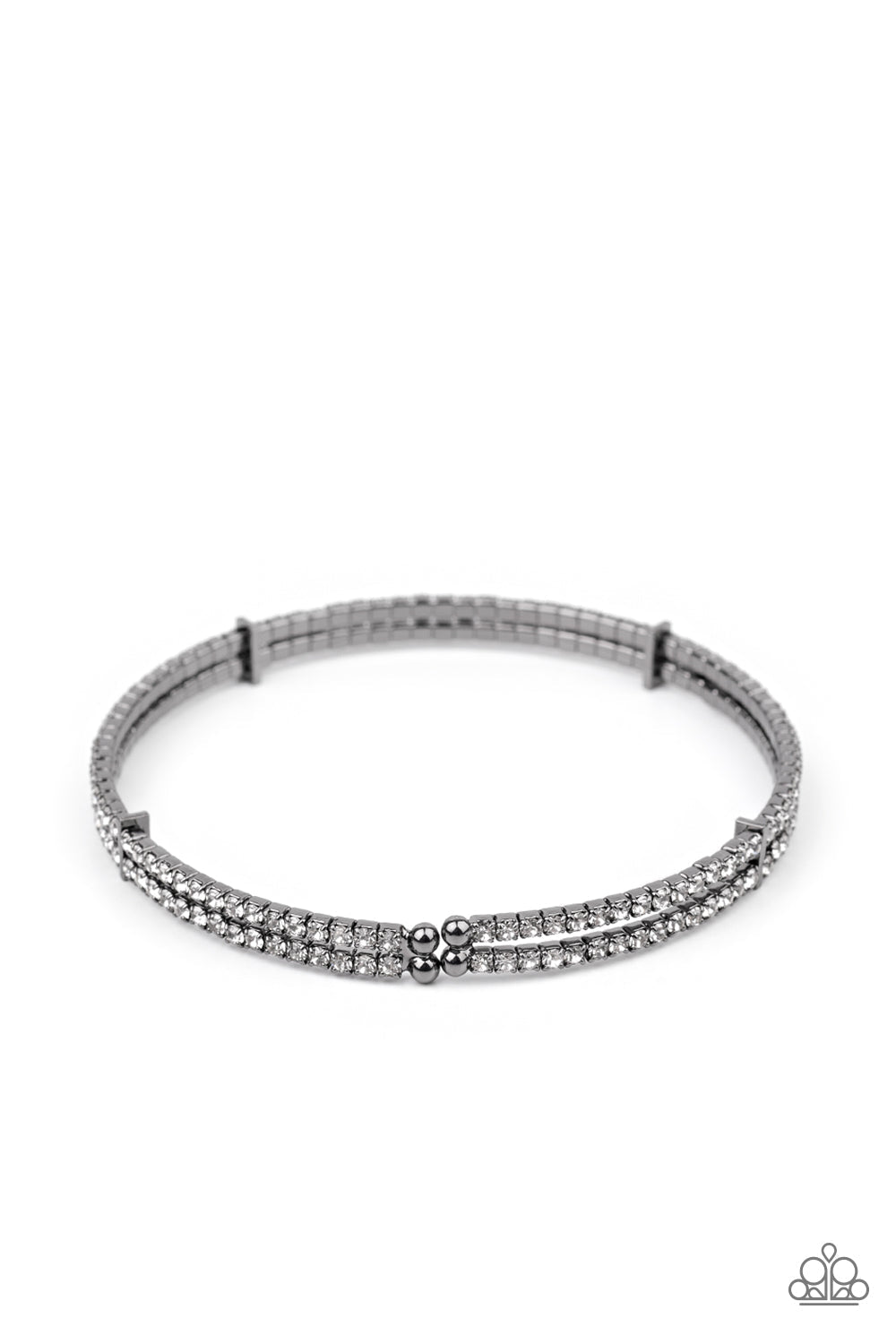 Standout Opulence - Black Paparazzi Accessories Bracelet $5 Jewelry with Janet Morgan Bracelets