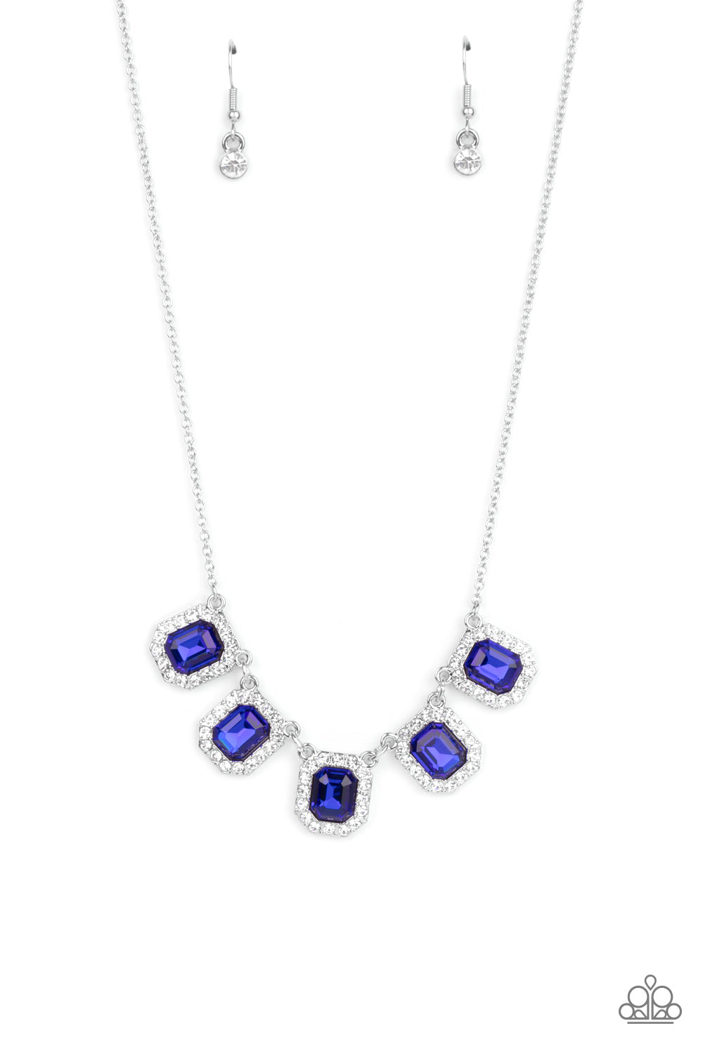 Next Level Luster - Blue Paparazzi Necklace $5 Jewelry with Janet Morgan Necklace