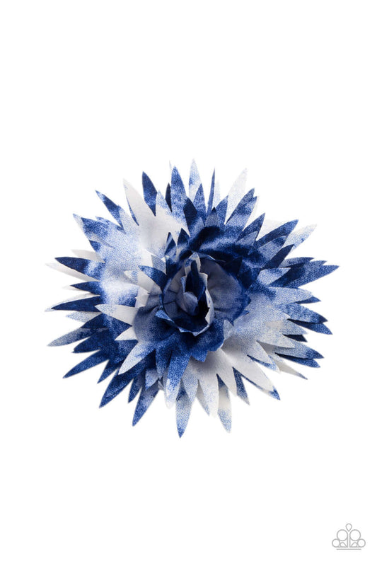 My Favorite Color Is Tie Dye - Paparazzi Accessories Blue Hair Accessories $5 Jewelry with Janet Morgan Hair Accessories