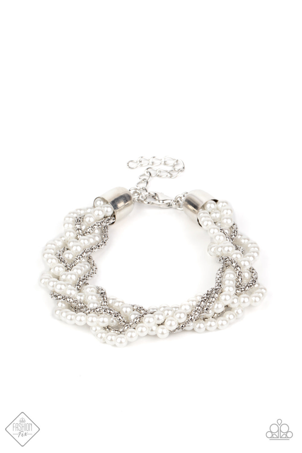 Vintage Variation - White Paparazzi Pearl Bracelet $5 Jewelry with Janet Morgan Bracelets