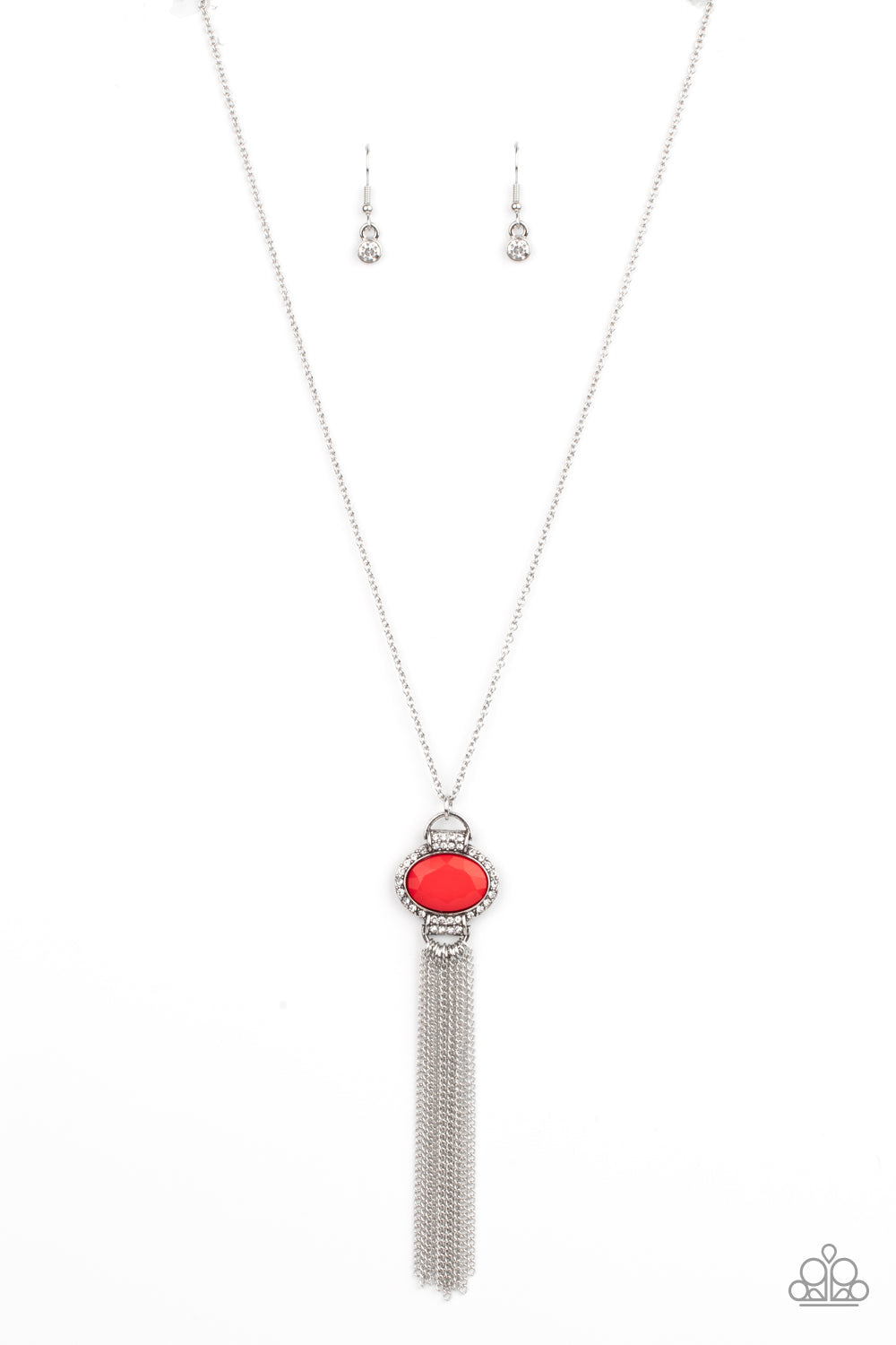 What GLOWS Up - Red Paparazzi Accessories Necklace $5 Jewelry with Janet Morgan Necklaces