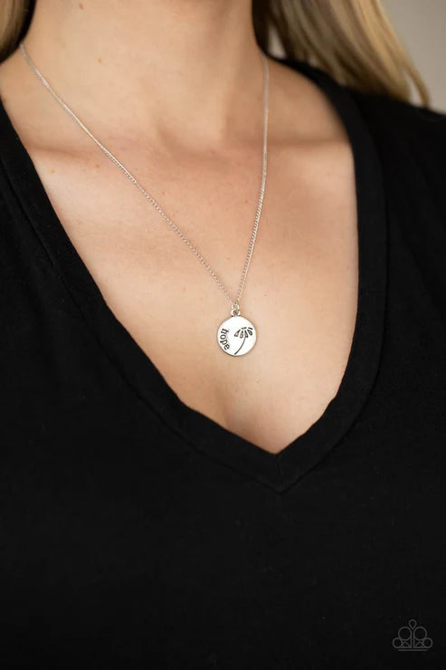 Hold On To Hope - Silver ♥ Necklace