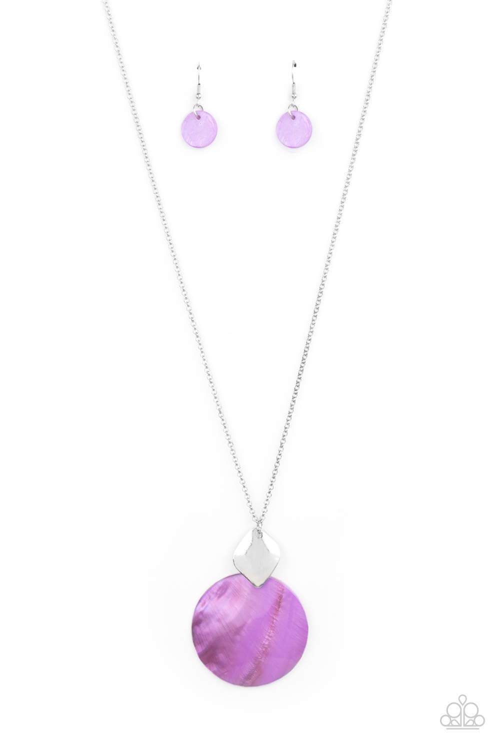 Tidal Tease - Purple Paparazzi Accessories Necklace $5 Jewelry with Janet Morgan Necklaces