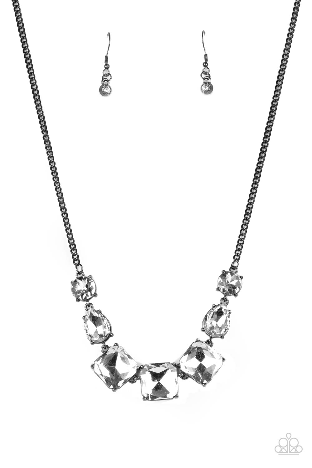 Unfiltered Confidence - Black Paparazzi Accessories Necklace $5 Jewelry with Janet Morgan Necklaces