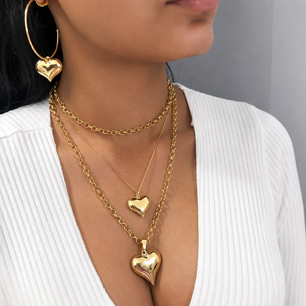 Golden Heart Harmony™ Necklace - Gold