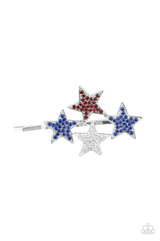 Stellar Celebration - Paparazzi Accessories Blue Hair Accessories $5 Jewelry with Janet Morgan Hair Accessories