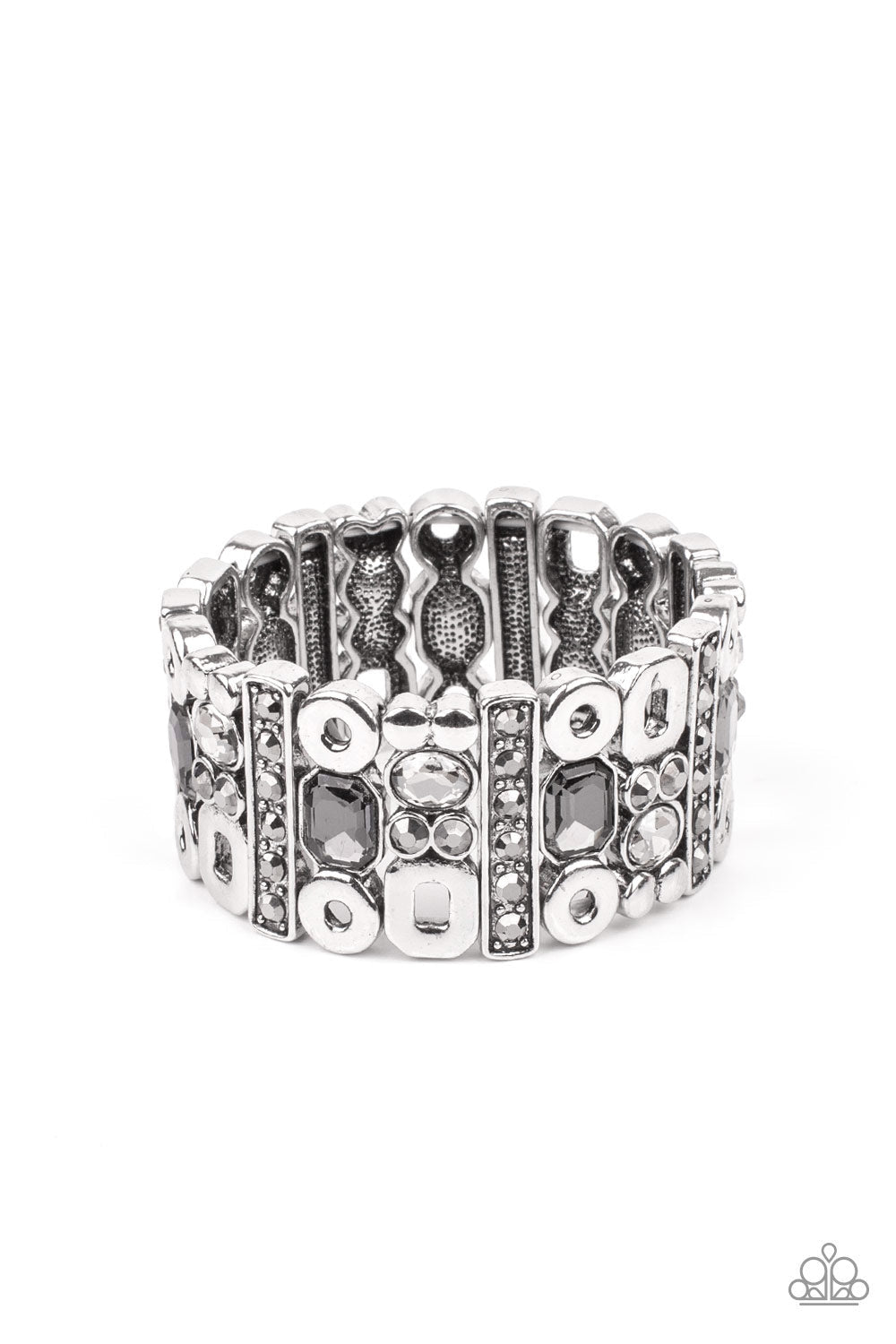 TMST Bling Dynamically Diverse - Paparazzi Accessories Silver Bracelet