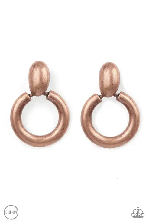 Ancient Artisan - Copper Clip-On $5 Jewelry with Janet Morgan EARRINGS