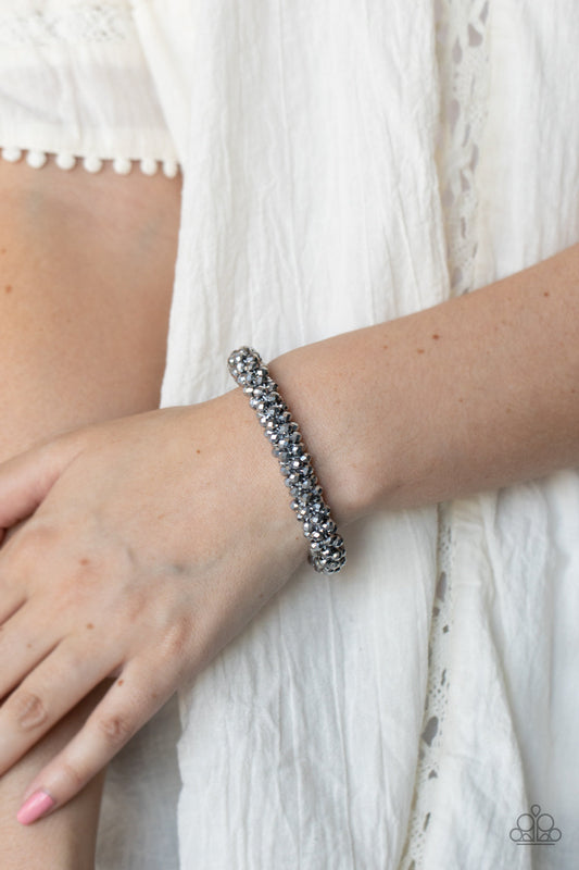 Wake Up and Sparkle - Silver Paparazzi Bracelet $5 Jewelry with Janet Morgan Bracelets