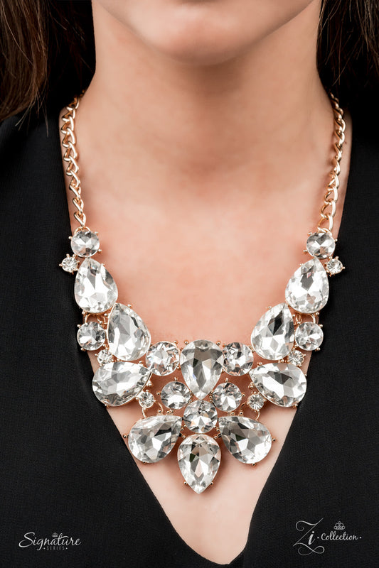The Bea Zi Collection Paparazzi Accessories Necklace (2021) $5 Jewelry with Janet Morgan Necklace