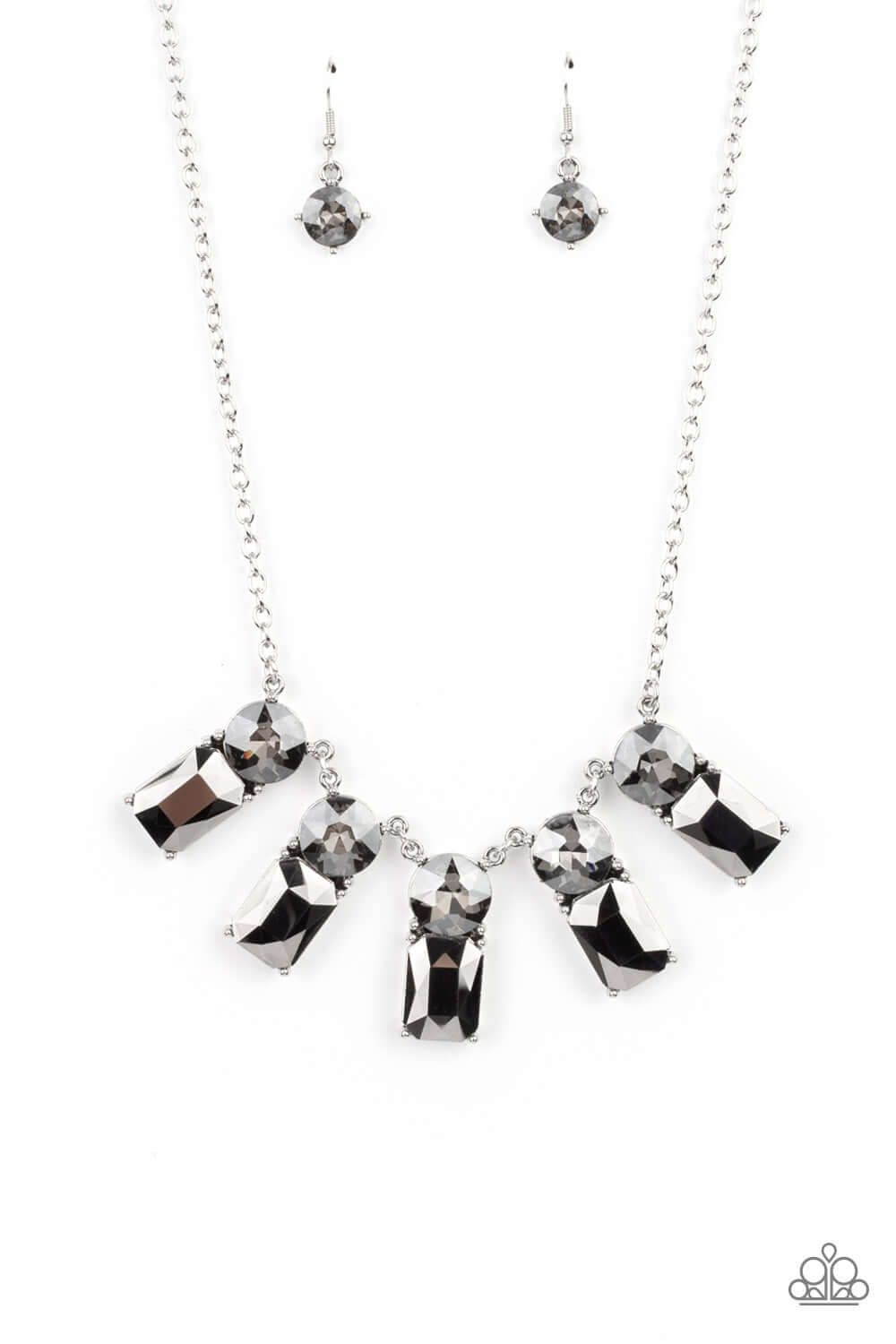 Celestial Royal - Silver - Paparazzi Accessories Necklace $5 Jewelry with Janet Morgan Necklaces