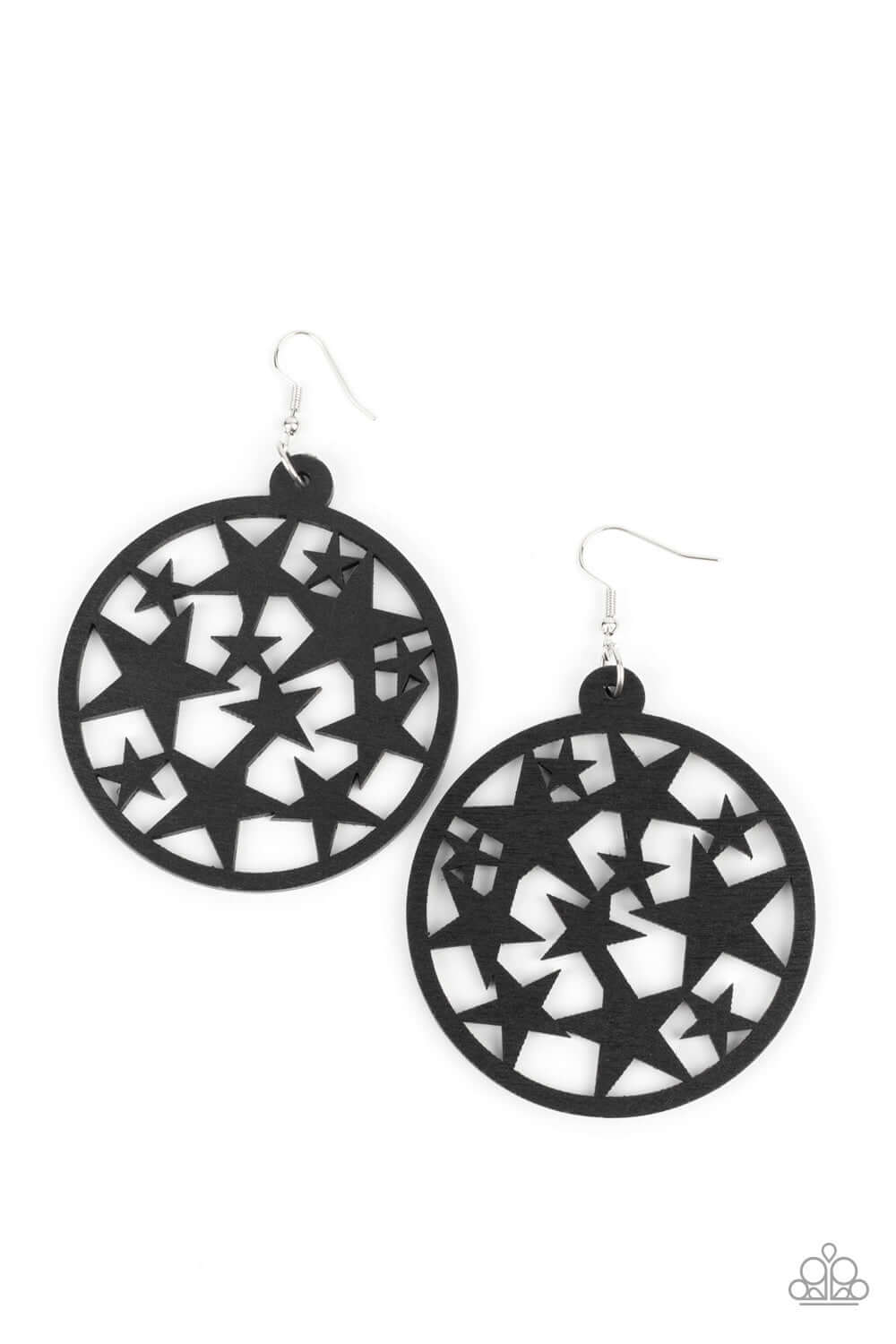 Cosmic Paradise - Paparazzi Accessories Black Earrings $5 Jewelry with Janet Morgan EARRINGS