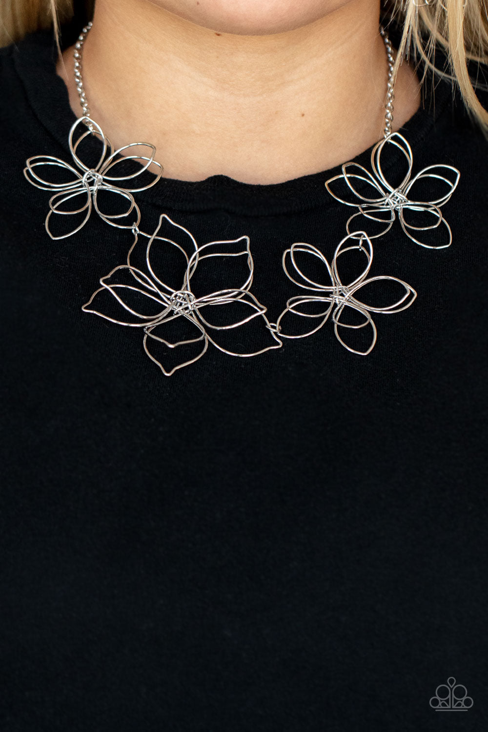 TMST Bling Flower Garden Fashionista - Silver