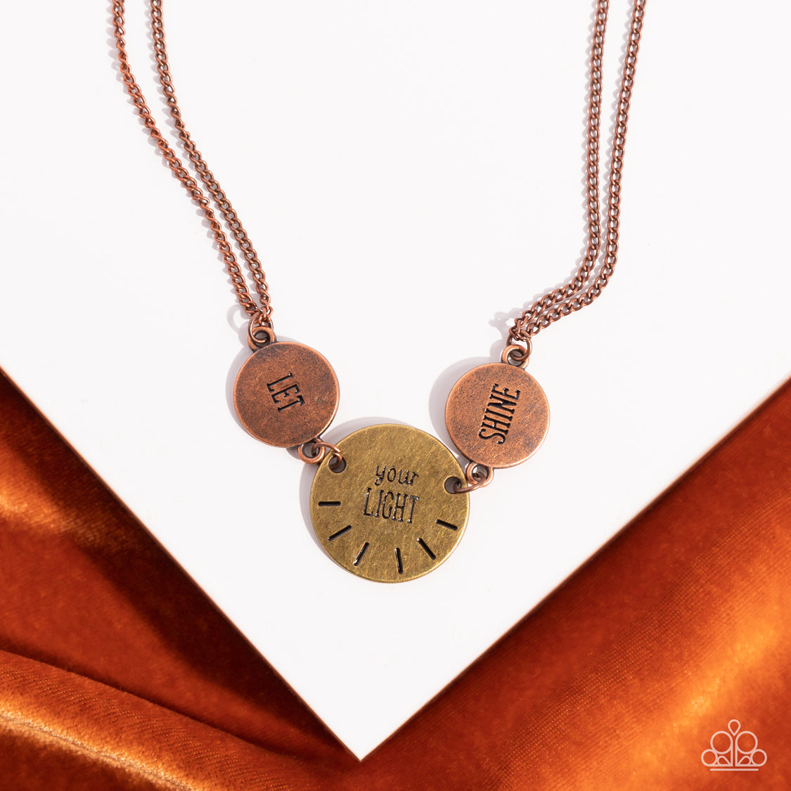 Shine Your Light - Paparazzi Accessories Copper Necklace $5 Jewelry with Janet Morgan Necklace