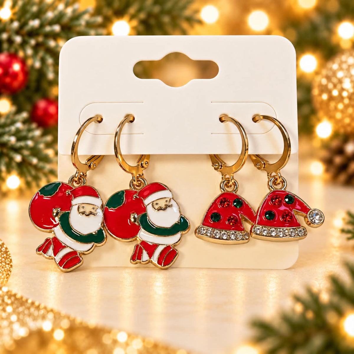 Jolly Favorites™ Christmas Earring Set