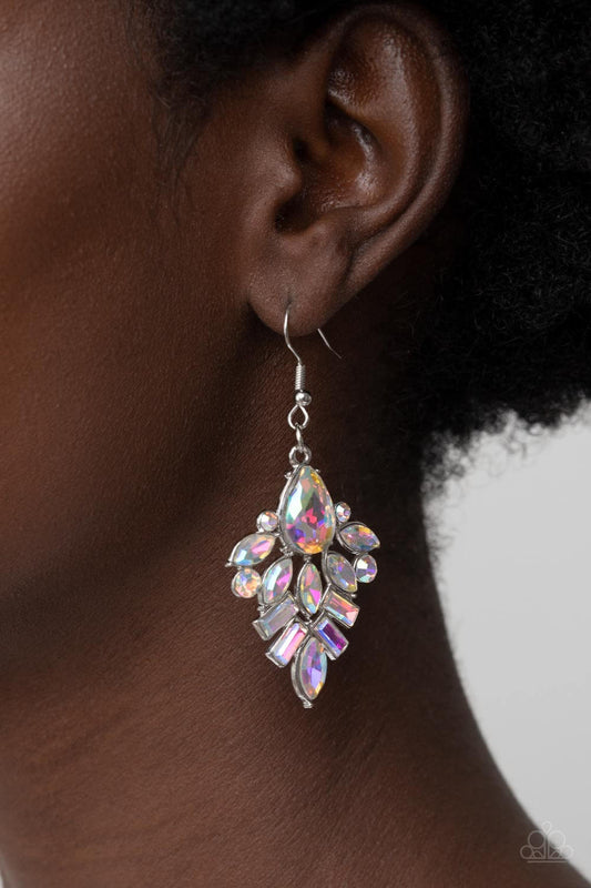 Stellar-escent Elegance - Paparazzi Accessories Multi Earrings $5 Jewelry with Janet Morgan Earrings
