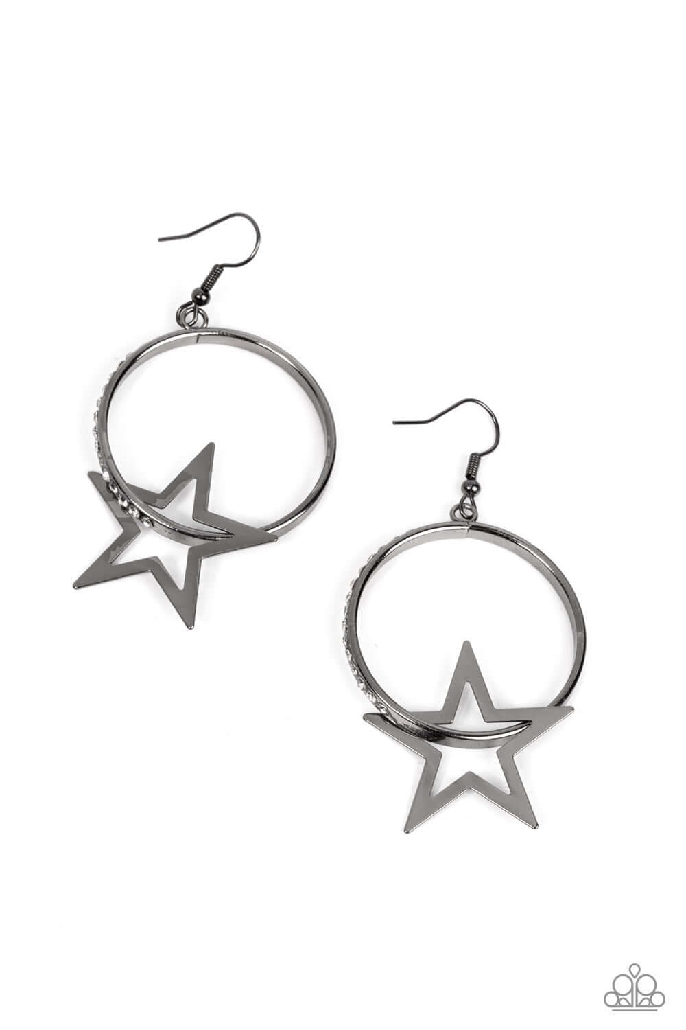 Superstar Showcase - Paparazzi Accessories Black Earrings $5 Jewelry with Janet Morgan EARRINGS
