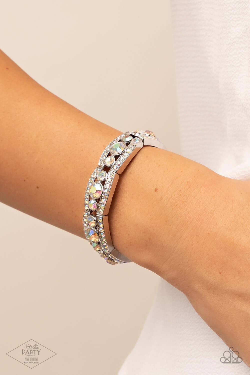 Easy On The ICE - Paparazzi Accessories Multi Bracelet $5 Jewelry with Janet Morgan Bracelets