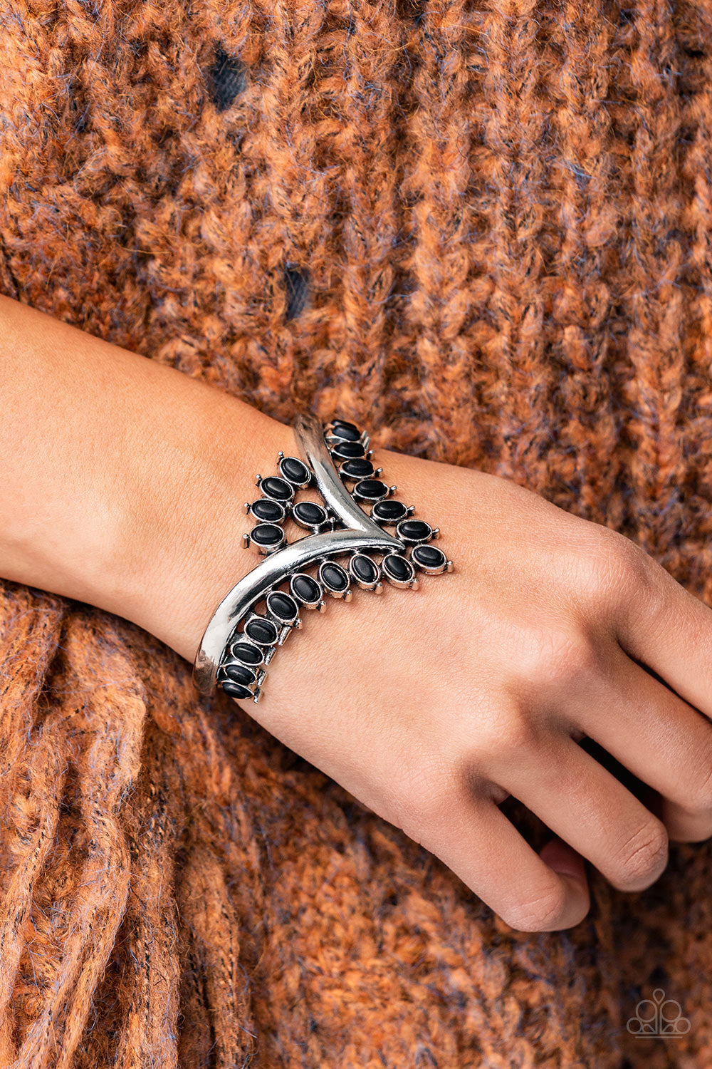 Teton Tiara - Paparazzi Accessories Black Bracelet $5 Jewelry with Janet Morgan Bracelets