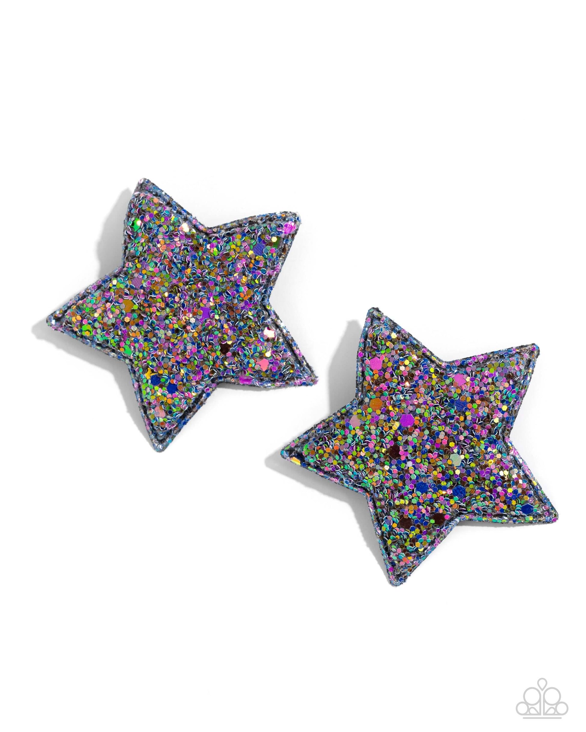 SUPERSTAR Power - Multi Paparazzi Star Hair Clip $5 Jewelry with Janet Morgan Hair Accessories