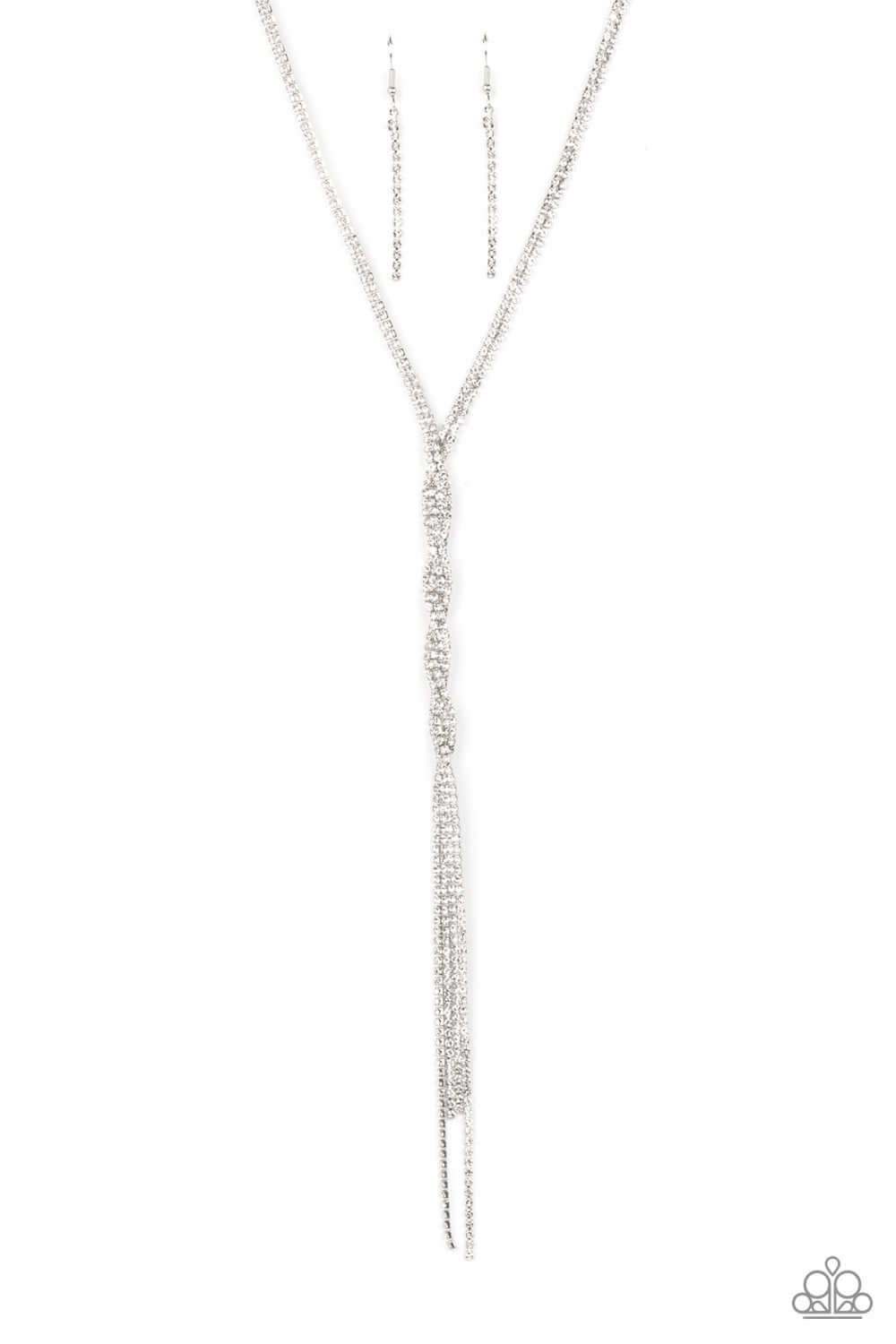 Impressively Icy - White ~ March 2022 Life of the Party $5 Jewelry with Janet Morgan Jewelry