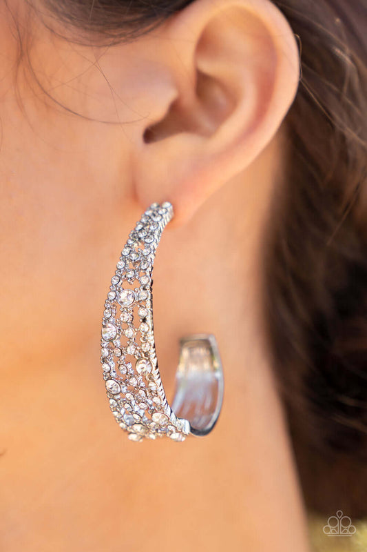 TMST Bling Cold as Ice - April Life of the Party Paparazzi Accessories Earrings