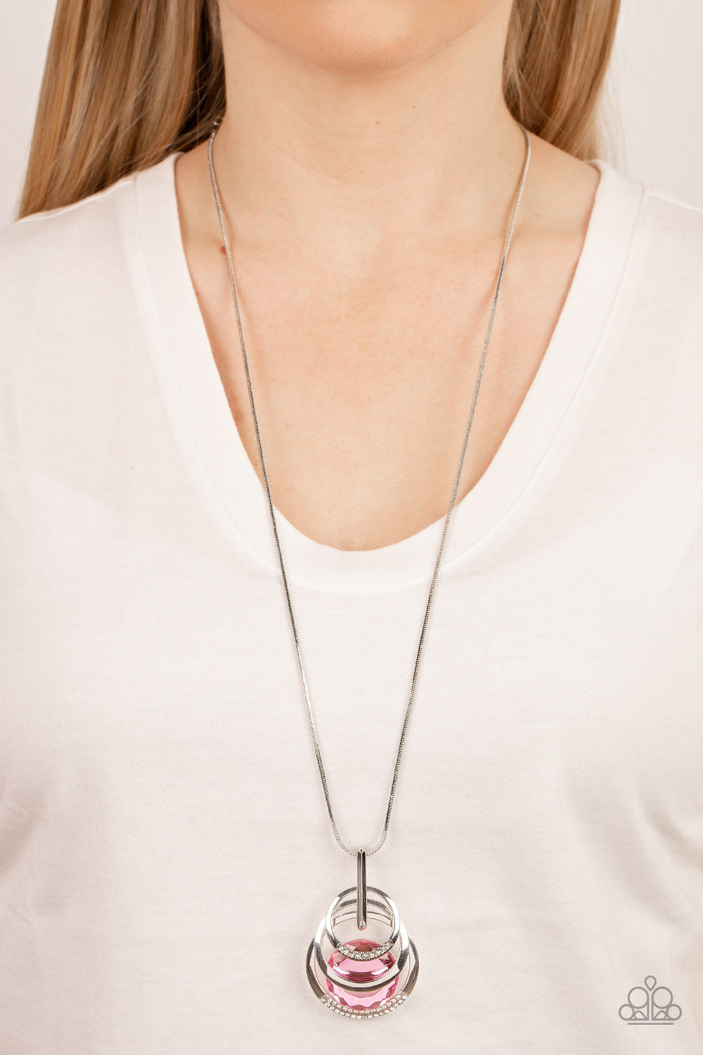 Spun Sparkle - Paparazzi Accessories Pink Necklace $5 Jewelry with Janet Morgan Necklaces