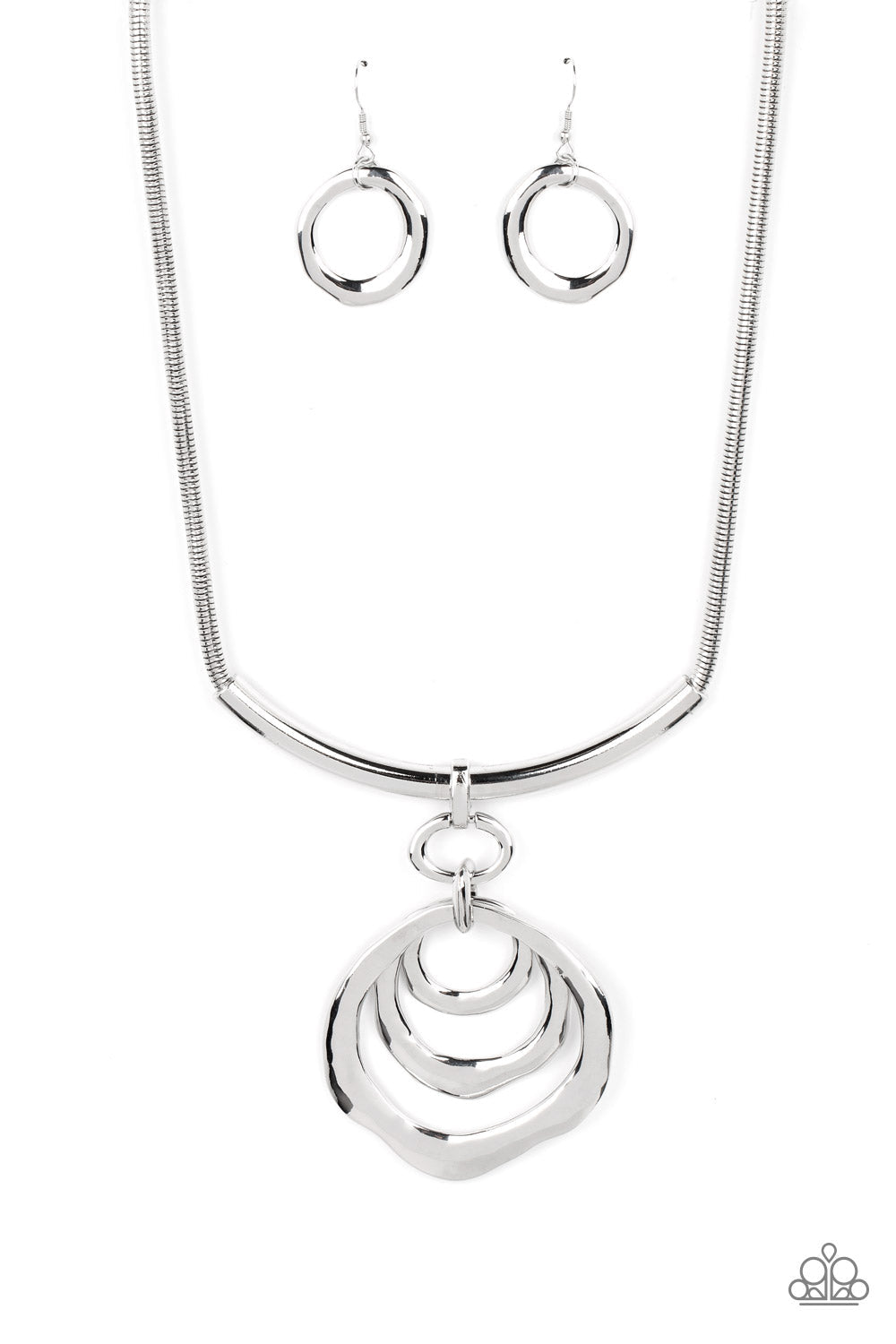 TMST Bling Forged in Fabulous - Silver Paparazzi Necklace