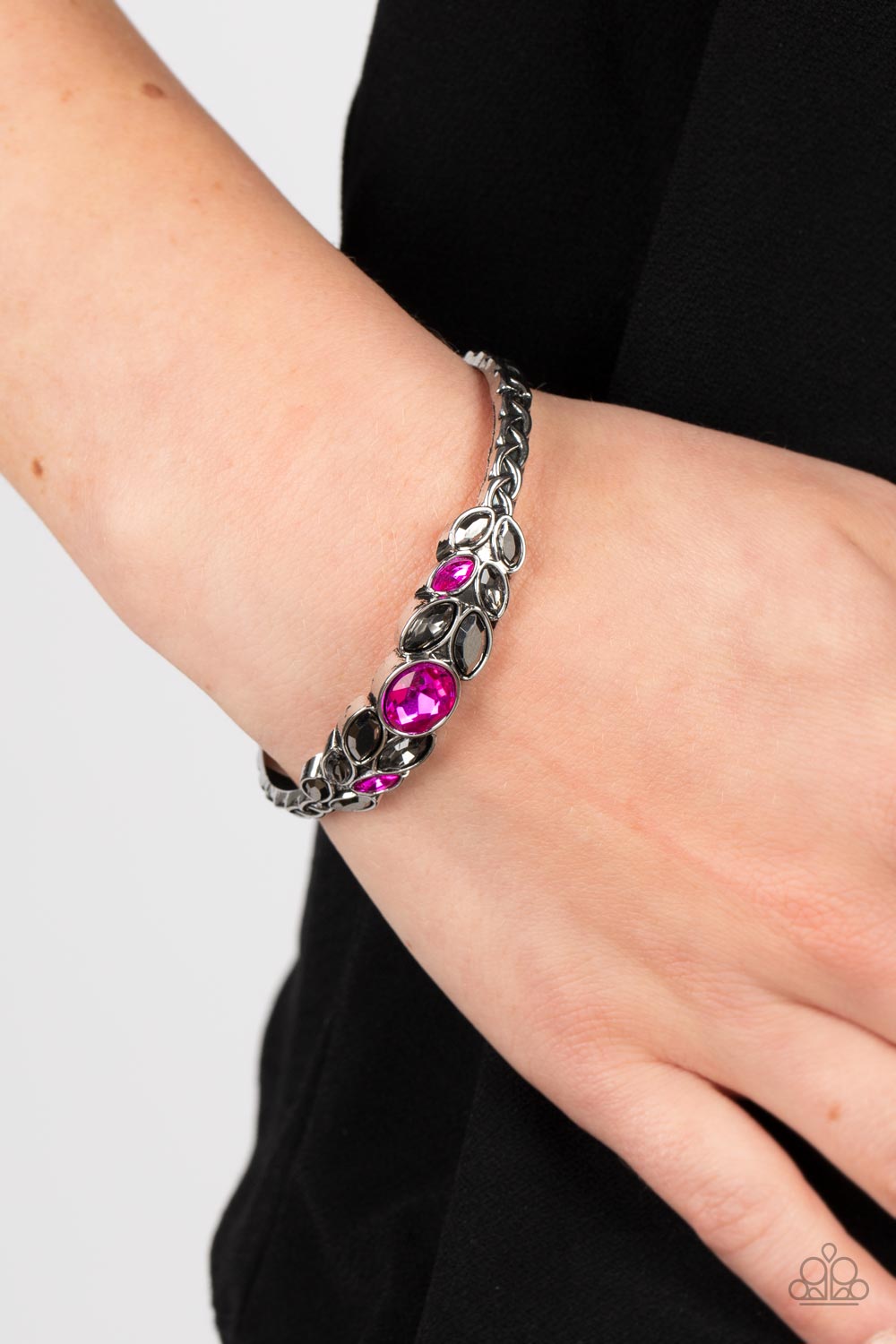 Vogue Vineyard - Pink Paparazzi Accessories Bracelet $5 Jewelry with Janet Morgan Bracelets