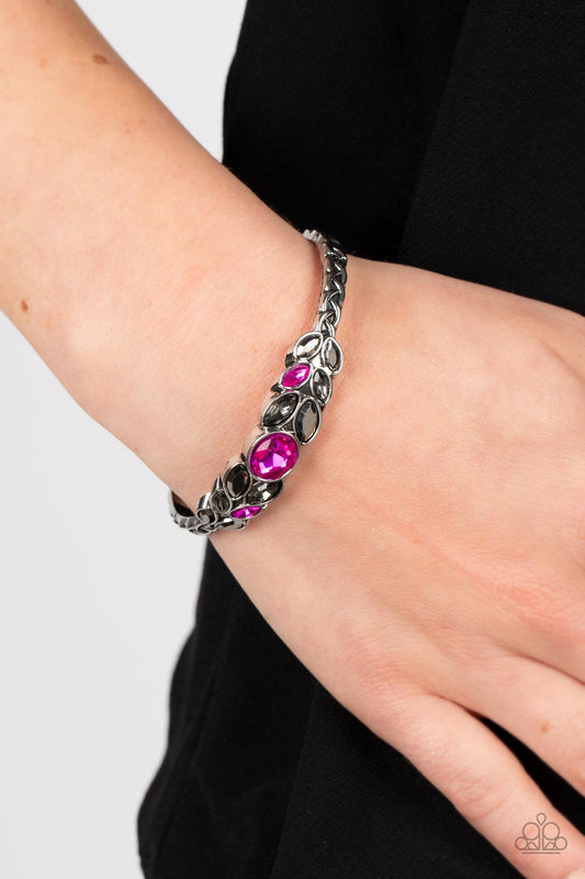 Vogue Vineyard - Pink Paparazzi Accessories Bracelet $5 Jewelry with Janet Morgan Bracelets