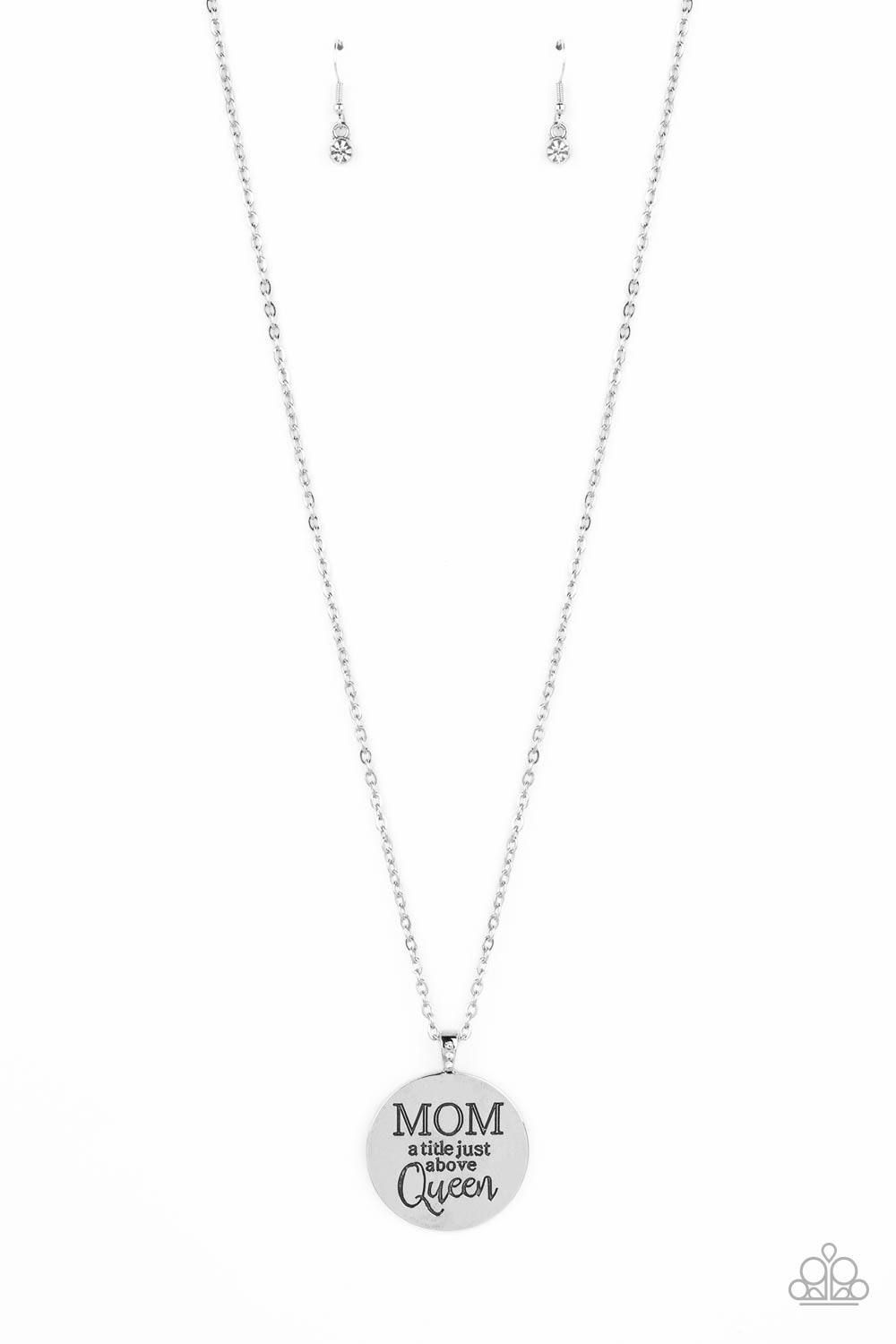 Mother Dear - White Paparazzi Accessories Necklaces $5 Jewelry with Janet Morgan Necklaces