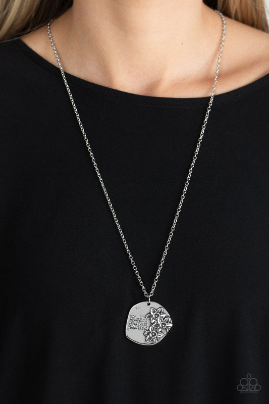 Planted Possibilities - Paparazzi Accessories Silver Necklace $5 Jewelry with Janet Morgan Necklace