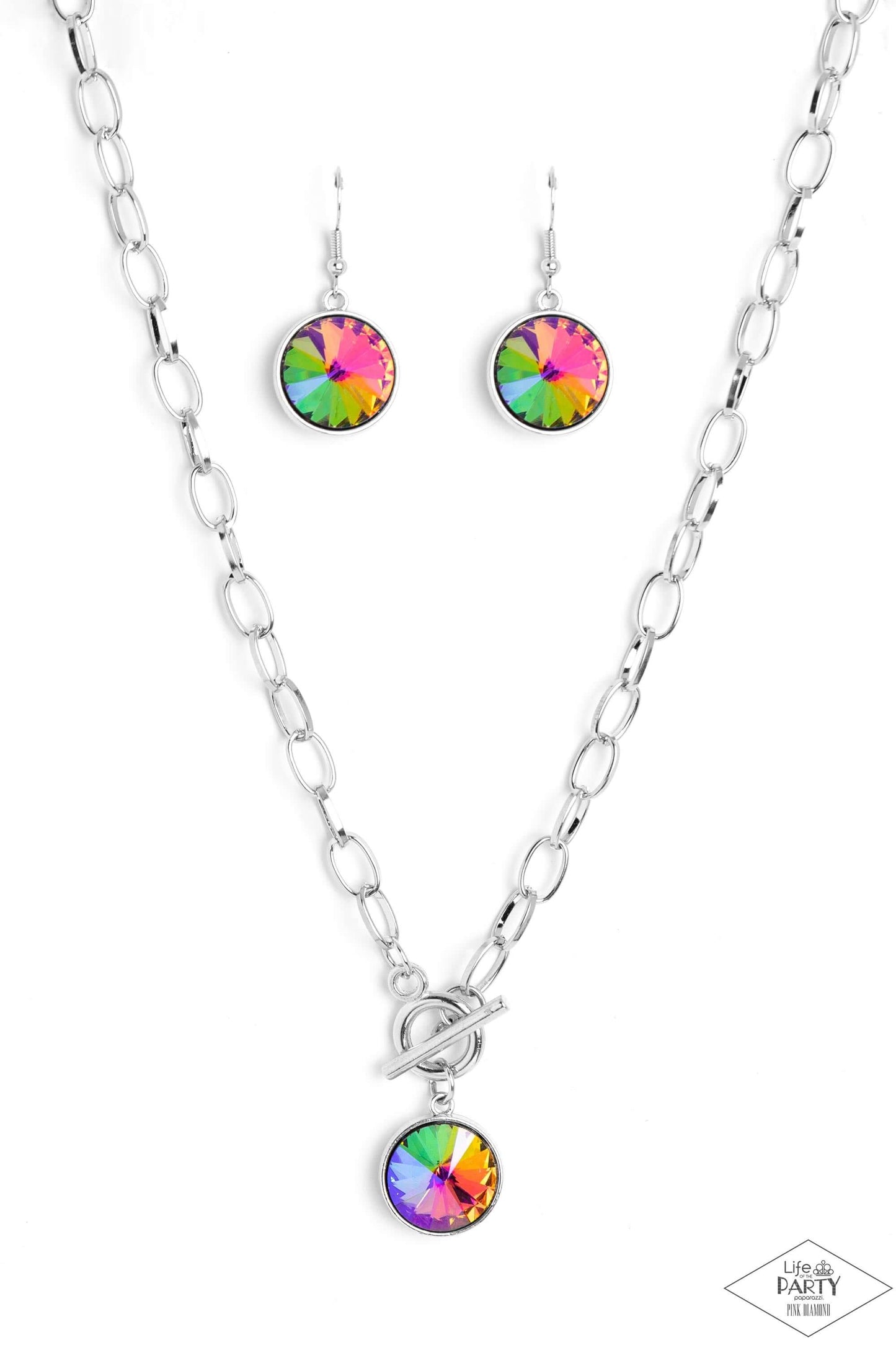 TMST Bling She Sparkles On - Multi Paparazzi Necklace