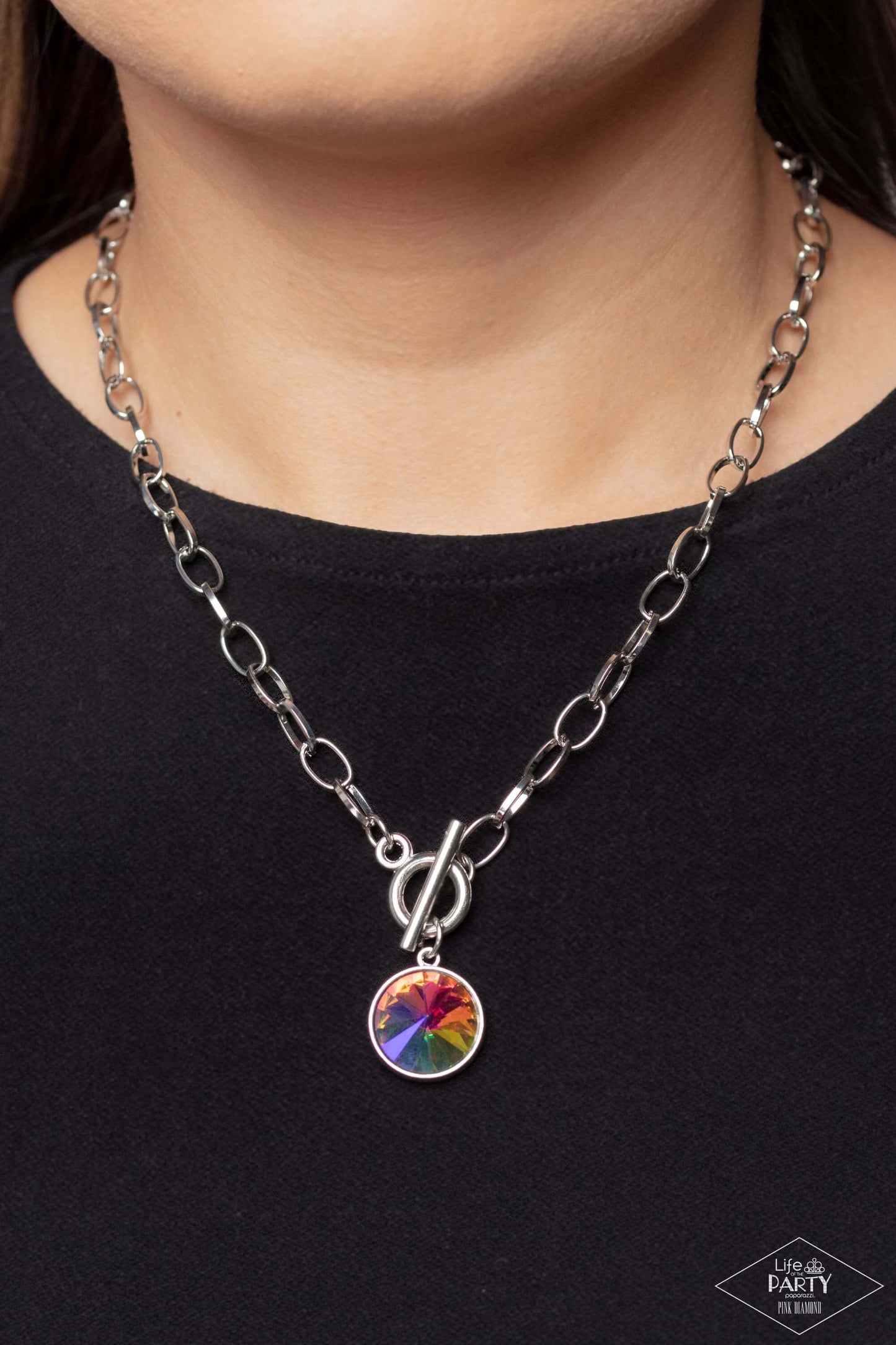 TMST Bling She Sparkles On - Multi Paparazzi Necklace