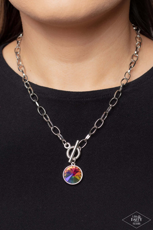 TMST Bling She Sparkles On - Multi Paparazzi Necklace